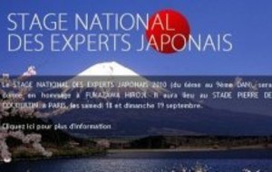 Stage National des experts Japonais