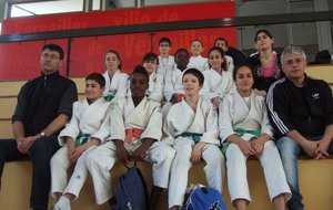 Une partie des judoka - les coachs