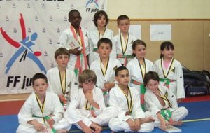 Les lauréats - ceintures oranges - vertes