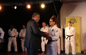 Marine Calvet - Drouelle ( EPPG - Championne de Seine St Denis cadettes - 63 kg et ceinture noire n° 65 )