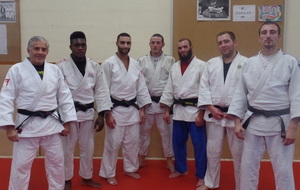Le groupe élite Judo EPPG : Patrick ( Coach ) - Kewi - Becem - Romain - Houcine - Jonathan - Samuel ( EPPG )