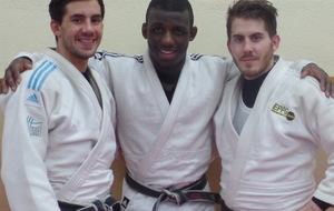 Judo élite + : Bruce ( Sélectionné France 1° Division - 60 kg FFJ -  RCF ) - Alpha ( Champion de France juniors - 81 kg FFJ - RCF ) et Axel ( Président - EPPG Judo )