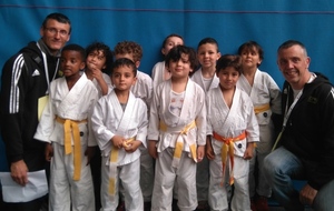 Tournoi Masculin JC Drancy FFJ 93 - les puces et les encadrants ( Jérôme et Michel )