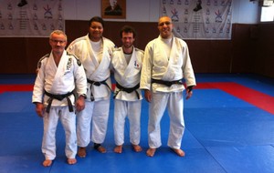 Stage régional de Ju Jitsu - Comité FFJ 94 - Patrick Monnier et Delmi ( EPPG ) Intervenants : Eva Bisseni et Romain Chazette ( champion du Monde )