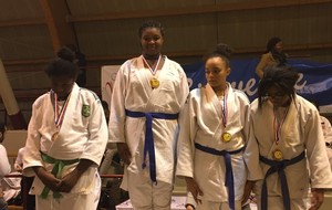 Kharidja médaille d'or - Championnat du 93 FFJ - Minimes