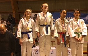 Adeline médaille d'argent - Championnat du 93 FFJ - Minimes