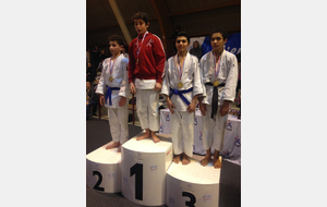 Malek médaille de bronze - Championnat du 93 FFJ - Minimes