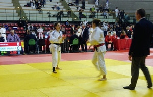 Demi-finale championnats de France cadet(tes) - Marine 1/4 finale en - 63 kg