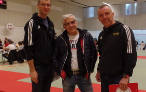 Tournoi jeunes du JC SACAMP - Paris L'encadrement : Jérôme, Patrick, Michel