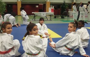 Echauffement des benjamines