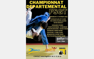 FSGT championnat du 93 