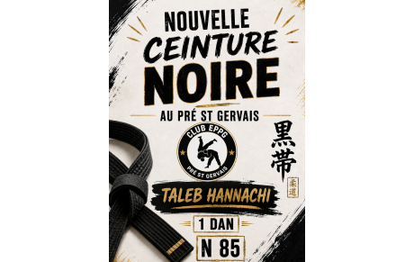 (n°85) Taleb ceinture noire de Judo 1°dan