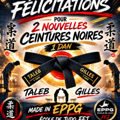 (n°85/86) 2 nouvelles ceintures noires - FFJ 93